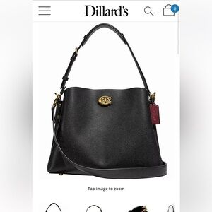 Coach Pebble Leather Willow Shoulder Bag